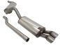Preview: Novus Sportauspuff Anlage 60mm Edelstahl 2x76mm SR für Audi 80/90 B3 Typ 89 EA1402E76SR