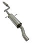 Preview: Novus Sportauspuff Anlage Edelstahl 55mm 1x60mm S-Design für VW Golf 1 Cabrio EA2241S