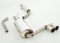 Preview: Friedrich Motorsport Gr.A Anlage mittig Edelstahl M981412-x