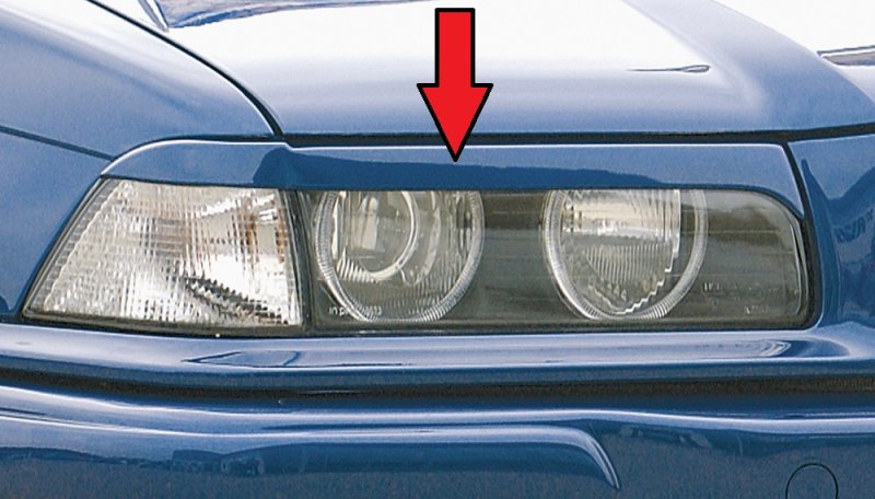 Rieger Scheinwerferblenden Cabrio, Coupé BMW 3er E36 01.90-12.99 - 237