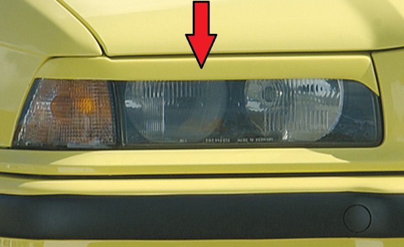 Rieger Scheinwerferblenden Lim., Compact,... BMW 3er E36 01.90-12.99 - 447