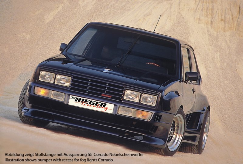 Rieger Spoilerstoßstange Breitbau II VW Golf 1 74-83 - 1011