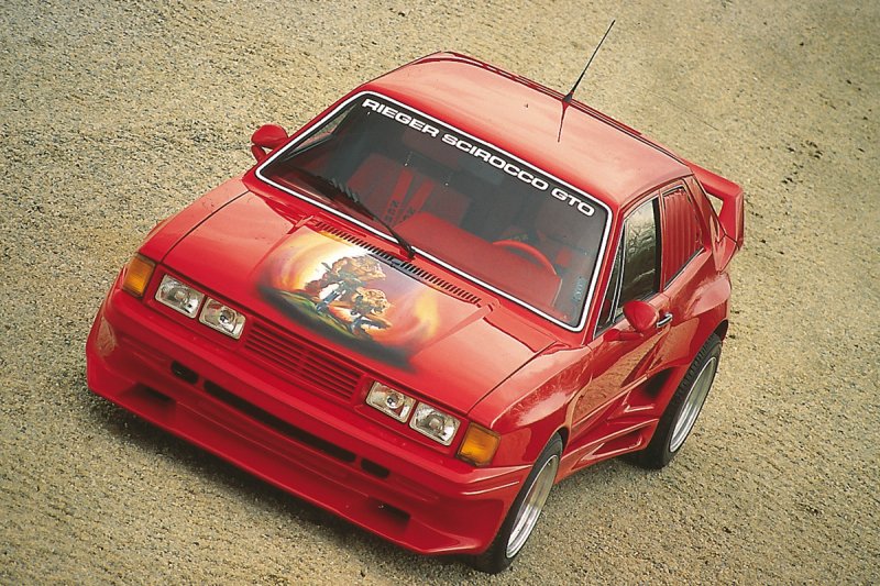 Rieger Spoilerstoßstange Breitbau II VW Scirocco 1 09.78-88 - 3012