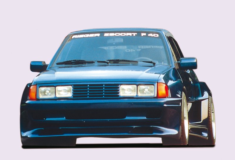 Preview: Rieger Spoilerstoßstange Breitbau II Ford Escort 3 00.82-00.88 - 7010