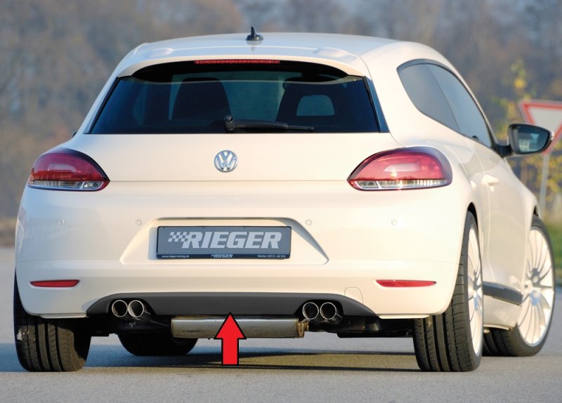 Rieger Heckschürzenaufsatz VW Scirocco 3 (13) 08.08-04.14 (bis Facelift) - 14107