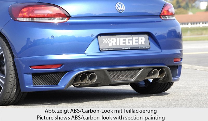 Rieger Heckschürzenansatz VW Scirocco 3 (13) 08.08-04.14 (bis Facelift) - 14108