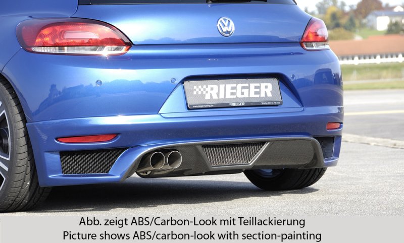 Rieger Heckschürzenansatz VW Scirocco 3 (13) 08.08-04.14 (bis Facelift) - 14109