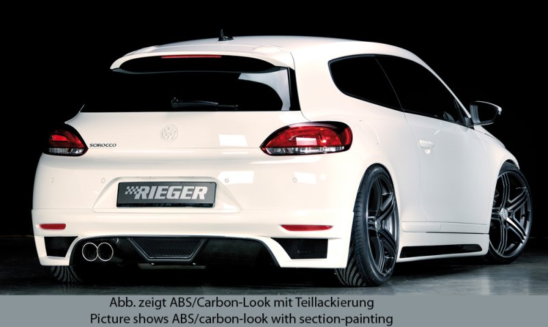 Rieger Heckschürzenansatz VW Scirocco 3 (13) 08.08-04.14 (bis Facelift) - 14109