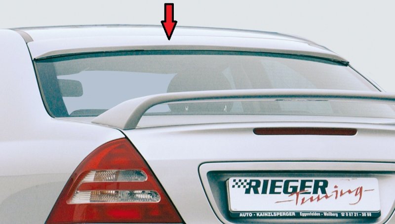 Rieger Heckscheibenblende Mercedes C-Klasse (W203) 05.00- - 25109