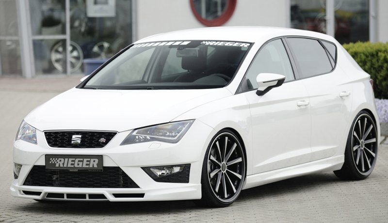 Rieger Spoilerlippe Seat Leon Cupra (5F) 03.14-12.16 (bis Facelift) - 27000