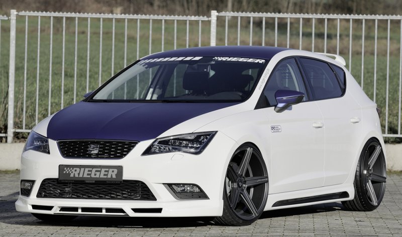 Rieger Spoilerlippe Seat Leon (5F) 10.12-12.16 (bis Facelift) - 27010