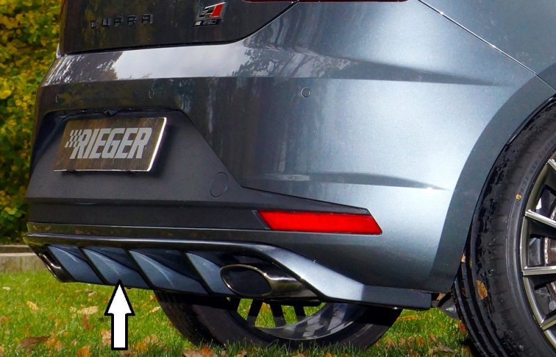 Rieger Heckeinsatz Seat Leon Cupra (5F) 03.14-12.16 (bis Facelift) - 27023