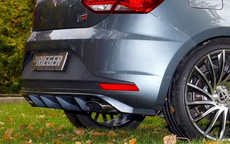 Rieger Heckeinsatz Seat Leon Cupra (5F) 03.14-12.16 (bis Facelift) - 27023