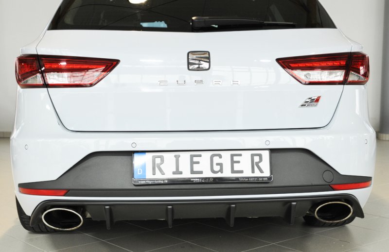 Rieger Heckeinsatz Seat Leon Cupra (5F) 03.14-12.16 (bis Facelift) - 27024