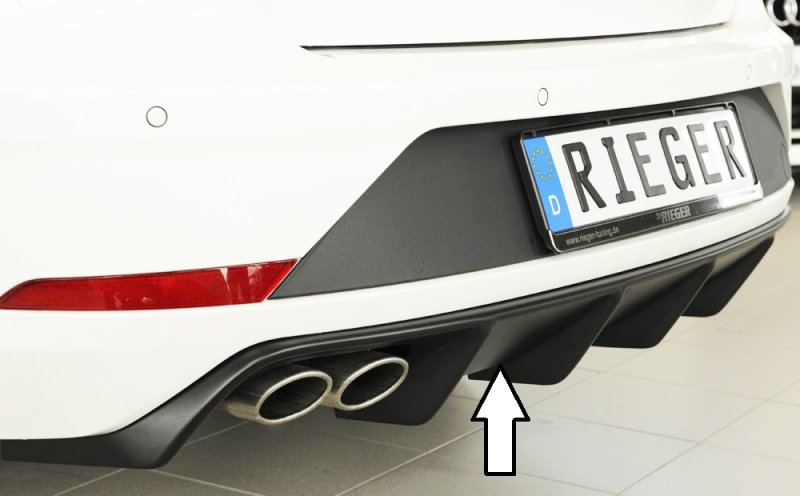 Rieger Heckeinsatz Seat Leon FR (5F) 01.17- (ab Facelift) - 27035