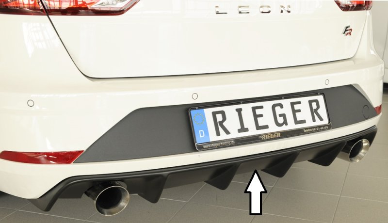 Rieger Heckeinsatz Seat Leon FR (5F) 01.17- (ab Facelift) - 27036