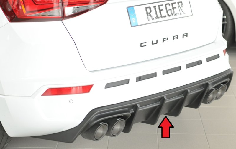 Rieger Heckeinsatz (für Fzg. mit AHK) Seat Ateca Cupra (5FP) 08.20- (ab Facelift) - 27047