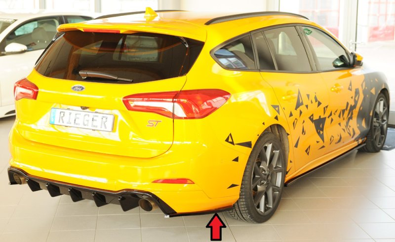 Rieger Heckschürzenansatz seitlich links Ford Focus 4 (DEH) 09.18- - 34218