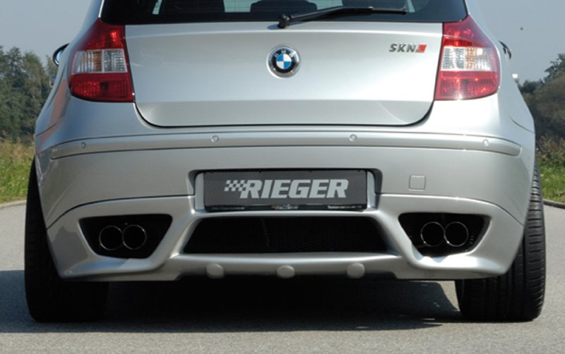 Rieger Heckschürzenansatz BMW 1er E87 (187 / 1K2/1K4) 09.04-03.07 (bis Facelift) - 35019