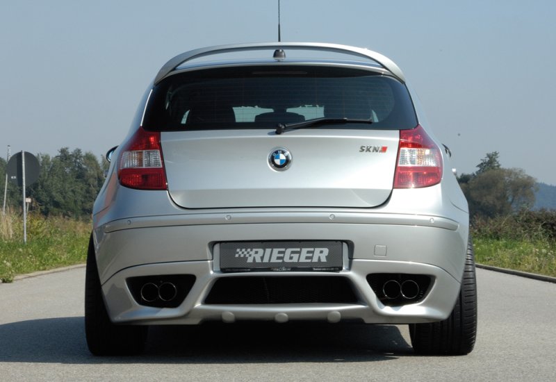 Rieger Heckschürzenansatz BMW 1er E87 (187 / 1K2/1K4) 09.04-03.07 (bis Facelift) - 35019