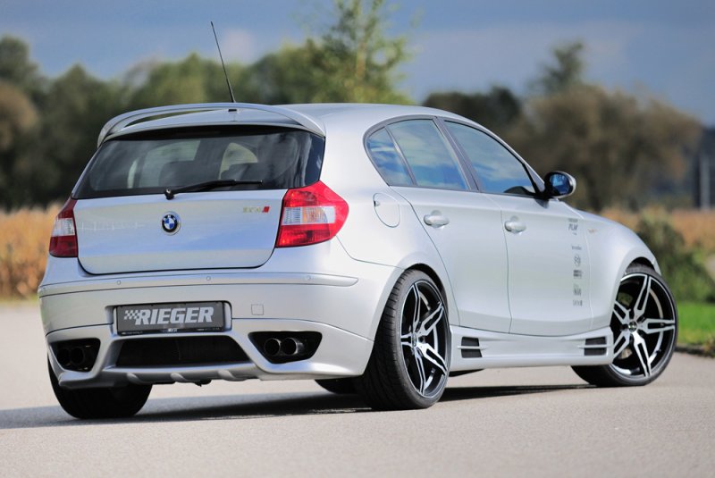 Rieger Heckschürzenansatz BMW 1er E87 (187 / 1K2/1K4) 09.04-03.07 (bis Facelift) - 35019