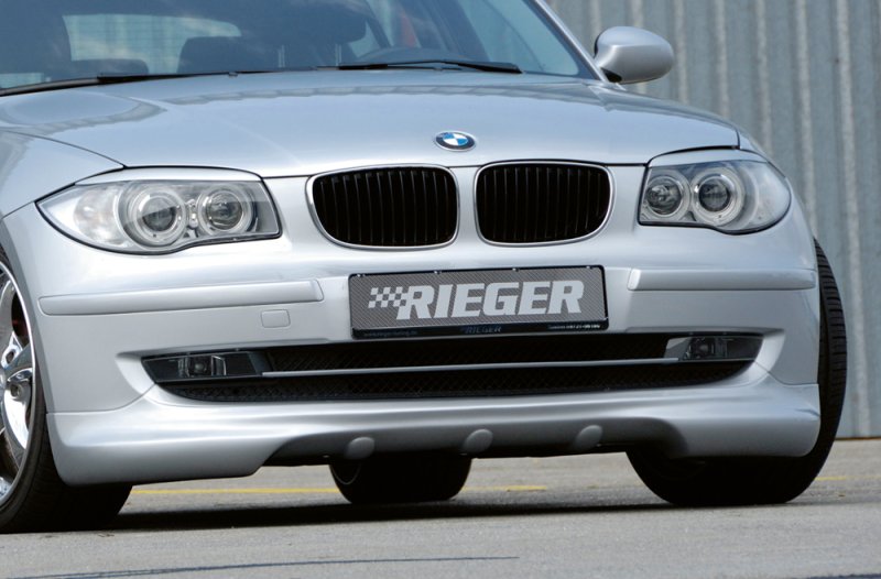 Rieger Spoilerlippe BMW 1er E87 (187 / 1K2/1K4) 04.07-08.11 (ab Facelift) - 35022