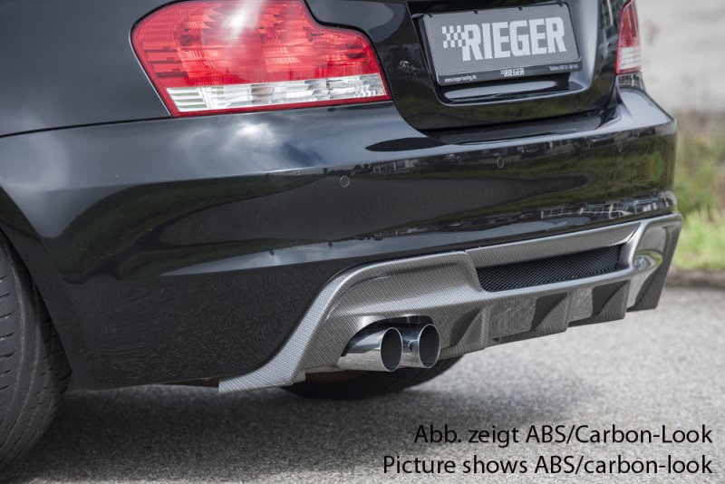 Rieger Heckeinsatz BMW 1er E82, E88 (182 / 1C) 10.07- - 35038