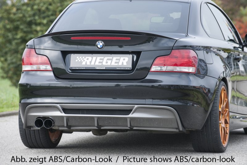 Rieger Heckeinsatz BMW 1er E82, E88 (182 / 1C) 10.07- - 35038