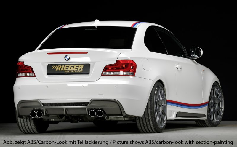 Rieger Heckeinsatz BMW 1er E82, E88 (182 / 1C) 10.07- - 35039