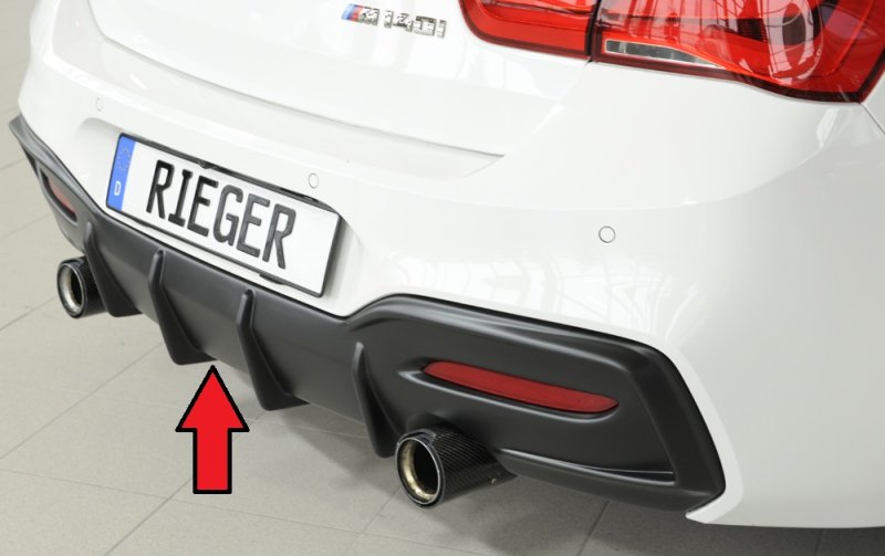 Rieger Heckeinsatz BMW 1er F20 (1K4) 05.2015- (ab Facelift) LCI - 35066