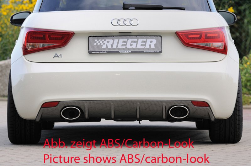 Rieger Heckeinsatz Audi A1 (8X) 08.10-12.14 (bis Facelift) - 44110