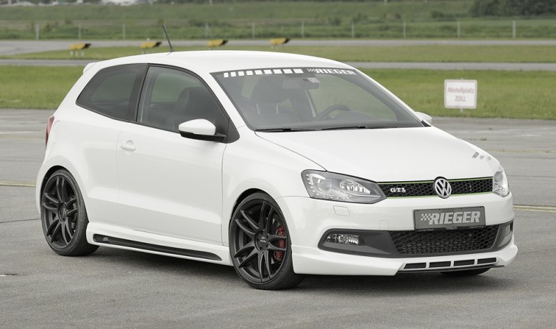 Rieger Spoilerlippe VW Polo 6R GTI 05.10-01.14 (bis Facelift) - 47215