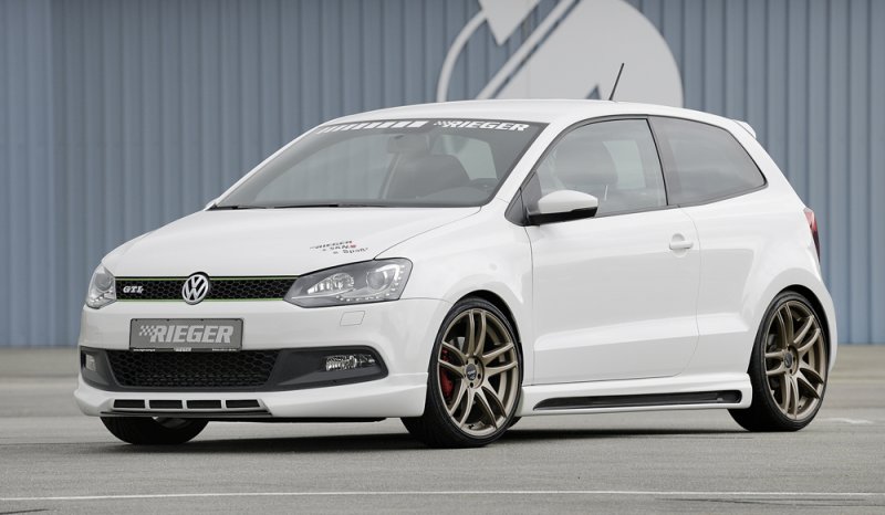Rieger Spoilerlippe VW Polo 6R GTI 05.10-01.14 (bis Facelift) - 47215