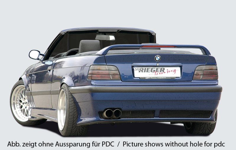 Rieger Heckschürze RT 04 (V1) BMW 3er E36 - 49037