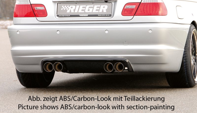 Rieger Heckansatz BMW 3er E46 02.02- (ab Facelift) - 50113
