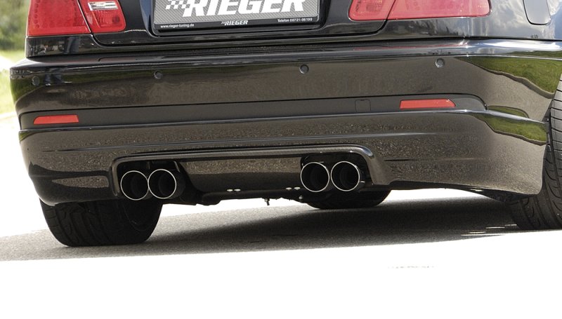 Rieger Heckschürzenansatz BMW 3er E46 02.02- (ab Facelift) - 50123