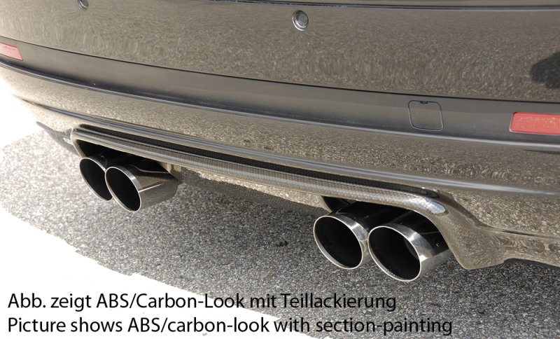Rieger Heckschürzenansatz BMW 3er E46 02.02- (ab Facelift) - 50123