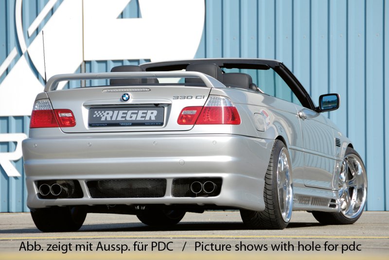 Rieger Heckschürze BMW 3er E46 02.02- (ab Facelift) - 50232