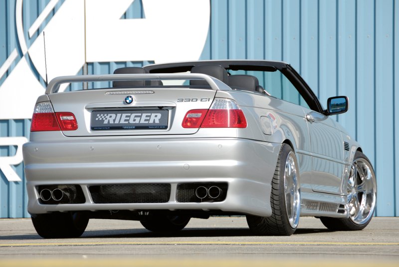 Rieger Heckschürze BMW 3er E46 02.02- (ab Facelift) - 50233