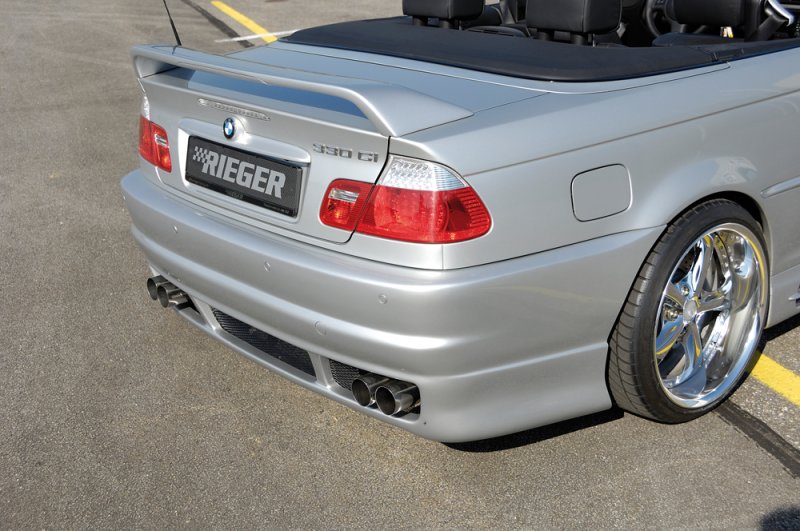 Rieger Heckschürze BMW 3er E46 02.02- (ab Facelift) - 50233