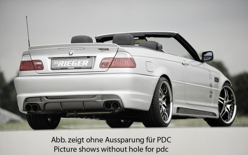 Rieger Heckschürze BMW 3er E46 02.02- (ab Facelift) - 50251