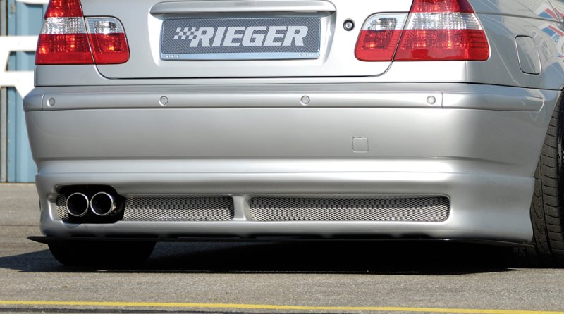Rieger Heckansatz BMW 3er E46 02.02- (ab Facelift) - 50407