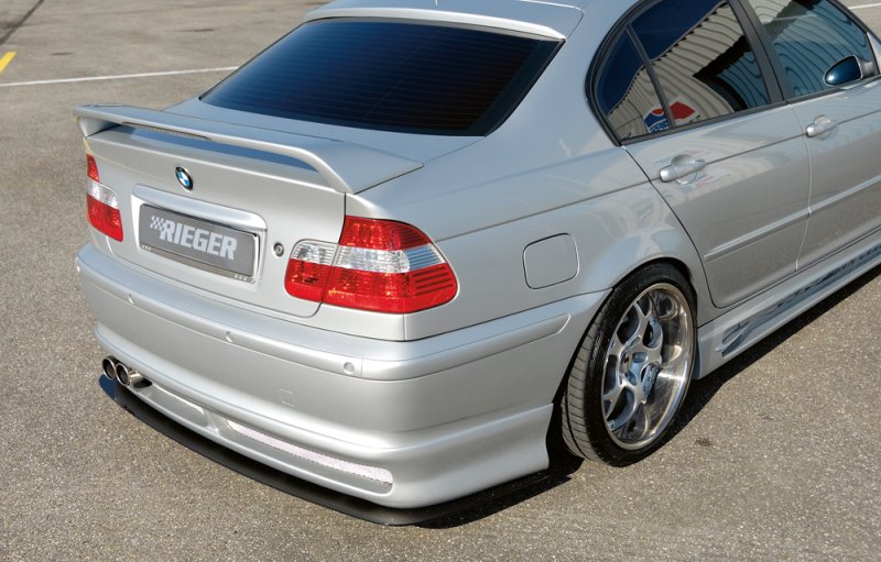 Rieger Heckansatz BMW 3er E46 02.02- (ab Facelift) - 50407