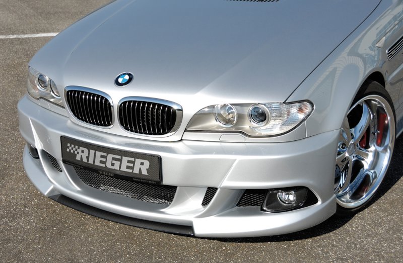 Rieger Spoilerstoßstange (V2) BMW 3er E46 02.02- (ab Facelift) - 50411
