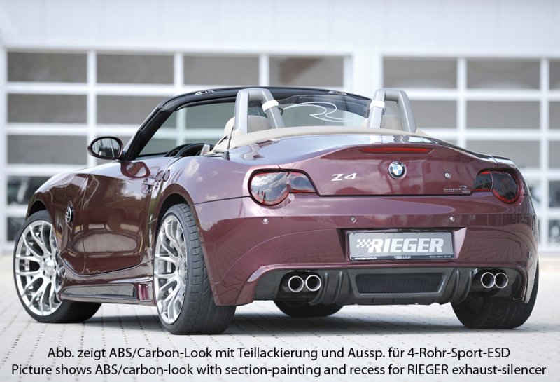 Rieger Heckansatz BMW Z4 (E85) 02.03-12.05 (bis Facelift) - 50504