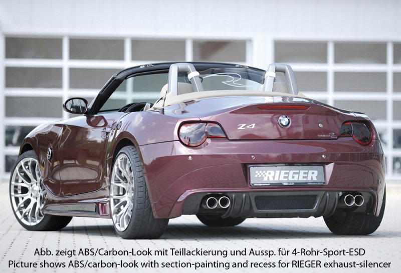 Rieger Heckansatz BMW Z4 (E85) 02.03-12.05 (bis Facelift) - 50509