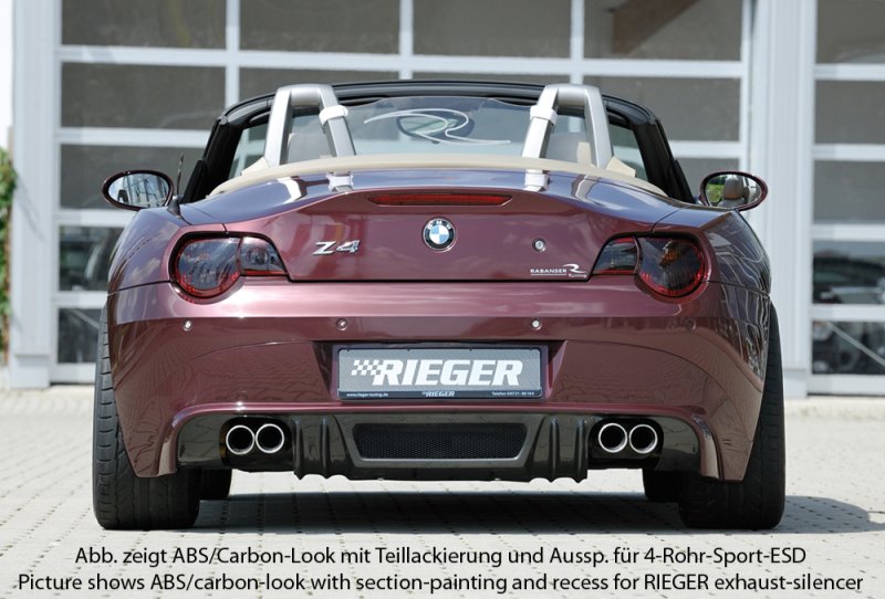 Rieger Heckansatz BMW Z4 (E85) 02.03-12.05 (bis Facelift) - 50509