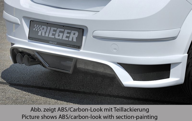 Rieger Heckschürzenansatz Opel Astra H 03.04- - 51269