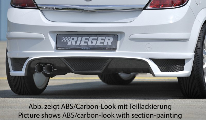 Rieger Heckschürzenansatz Opel Astra H 03.04- - 51269