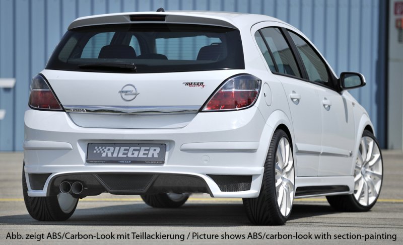 Rieger Heckschürzenansatz Opel Astra H 03.04- - 51269